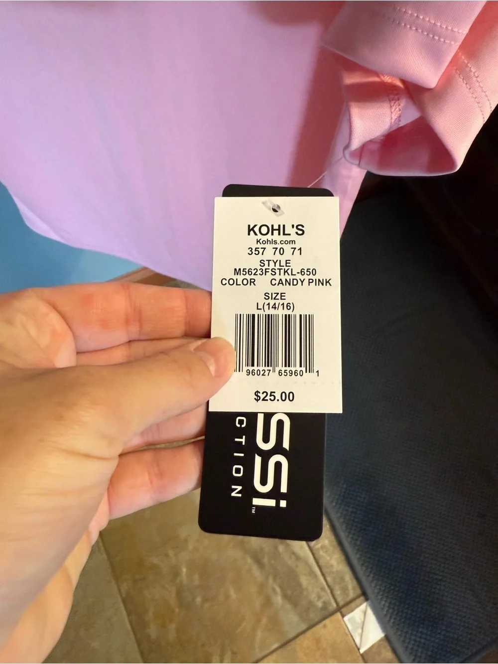 NEW Youth 14/16 Messi Pink Soccer Jersey with Black Trim
